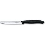 Victorinox 6.7833 SwissClassic Domates & Sosis Bıçak 11 cm Siyah