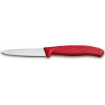 Victorinox 8cm Kırmızı Tırtıklı Soyma Bıçağı Swissclassic Mutfak 1 Adet