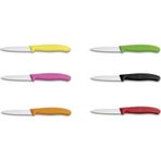 Victorinox 8CM Sivri Uç Tırtıklı Domates & Sosis Bıçağı Siyah