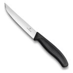 Victorinox Biftek Bicagi 12Cm Duz Siyah
