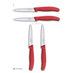 Victorinox Evrekala Kırmızı 10 cm 4'lü Büyük Bıçak Seti
