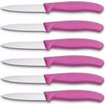 Victorinox Pembe Paslanmaz Tırtıklı Bıçaklı Sebze ve Meyve Soyucu