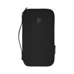 Victorinox Seyahat Temelleri, Seyahat Organizatörü, RFID ile Fermuarlı Belge Tutucu, Siyah, 0.79 x 4.33 x 3.94 inches, Gündelik