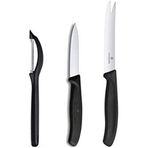 Victorinox Siyah Bıçak ve Soyacak Özel Set
