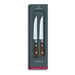 Victorinox Siyah Büyük Maitre Tırtıklı Steak Bıçak Seti