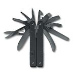 Victorinox Swiss Tool Spirit MXBS, İsviçre Çakısı, Pense, Tornavida, Konserve Açıcı, Siyah, Naylon Kemer Çantası dahil 26 Fonksiyon, Siyah SwissTool