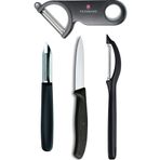 Victorinox VCT676031 Siyah Soyucu ve Bıçak Seti