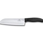 Victorinox VT6.8523.17B 17 cm Siyah Blisterli Kanallı Santoku Bıçağı