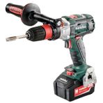 Vida açan burgu Metabo 603827500 pil GB 18 LTX BL Q I | + hızlı değişim mandreni, sap, Guertelhaken, 2 batarya, şarj cihazı, çanta | fırçasız motor/Ultra-M teknolojisi (Li-ion 18 V 5.2 Ah)