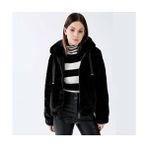 Vida Kadın Siyah Polar Ceket (15260047-B) - XS