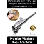 Vidalama Köşe Adaptörü Aparat Pratik Matkap Ucu Dar Alan Kör Nokta Açılı Hızlı Değiştirme Uç Tutucu