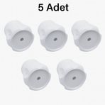Vidalı 7 Mm - 5 Adet Radyatör Vanası Başlığı - Geniş Tip Petek Va
