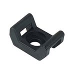 Vidalı Kroşe - 23 x 16 x Ø10mm - Siyah - 25 Adet