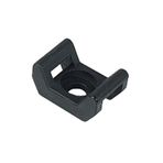 Vidalı Kroşe - 23 x 16 x Ø10mm - Siyah - 50 Adet