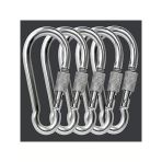 Vidalı Metal Karabina, 10 mm, 5'li Paket