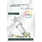 Vidalı Sarımsak Ezici - Çevirmeli Sarımsak Ezeceği Plastik