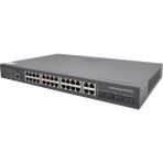 Vıdeopark VP-24PG-4SFP-L2-400W 24 Port Gbıt Poe + 4 Port Sfp (Fiber+Uplınk Combo) 400W Layer 2 Yönetilebilir Poe Swıtch Dahili Power