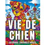 Vie de chien: Coloriage zentangle adulte