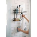 VİE HOUSE Yapışkanlı Banyo Rafı Şampuanlık Katı Sabunluk Askılı Banyo Düzenleyici Raf Organizer