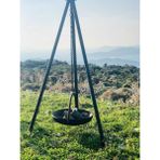 Vie Roma Xl Izgaralı Bahçe Soba Şömine Mangal - 100/45/100