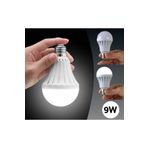 VİE Şarjlı Led Ampul 9w E27 Duy Beyaz