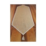 Viemso Dantel Kenarlı Jüt Runner 40x150