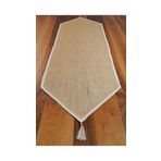 Viemso Dantel Kenarlı Jüt Runner 40x150