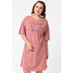 VİENETTA 109044-0000 BAYAN BÜYÜK BEDEN PEMBE GECELİK Pembe 2XL