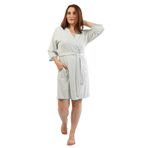 Vienetta Kadın Büyük Beden Kapri Kol Mint Sabahlık C0T2N1601 Mint 7 Xl