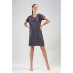 VİENETTA Kadın Kısa Kol Dress Blues Tunik 2c0t1n642