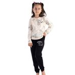 VIENETTA Kız Çocuk Uzun Kol Bej Pijama Takımı C3T0N3O118 BEJ 9-10 YAŞ