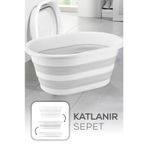 Vienev Akordiyon Katlanabilir Çamaşır Sepeti 25 Litre