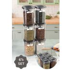 Vienev Beyaz Etiketli 6lı 450 ml Luna Kaşıklı Baharatlık