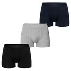 VIEN&KARL 3'lü Paket Erkek Premium Boxer Siyah/Gri/Lacivert XXL