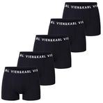 VIEN&KARL 5'li Paket Erkek Premium Boxer Siyah L