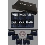 VIEN&KARL 6'lı Premium Kutuda Lacivert Renk Erkek Penye Boxer