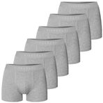 VIEN&KARL Erkek 6'lı Kutu Premium Boxer Gri M