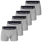 VIEN&KARL Erkek 6'lı Kutu Premium Boxer Gri XL