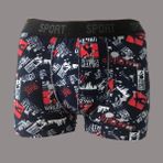 Vien&Karl Erkek Desenli 6’lı Premium Kutu Penye Pamuklu Likralı Boxer