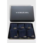 Vien&Karl Erkek Lacivert Bambu Çorap 6'lı Premium Kutu - 40 - 46