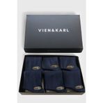 Vien&Karl Erkek Lacivert Bambu Çorap 6'Lı Premium Kutu