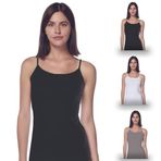 VIEN&KARL Kadın 6'lı İp Askılı, (Siyah/Beyaz/Gri Karışık, 2XLarge)