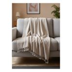 VİENNA %100 Pamuk TV Battaniyesi 100×165 cm – Dekoratif Soft Desen, Hafif ve Nefes Alabilir