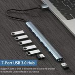 Vienon Usb C Hub 3.0, Alüminyum 7'Si 1 Arada Usb C Dongle Usb, Macbook Pro, Imac, Ipad Pro, Chromebook, Pixelbook, Xps, Daha Fazla Tip C Aygıtları