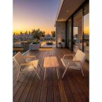 Viento 1-1 Bahçe Balkon Mobilyası,Sehpalı,Capi İskelet,Kumaş Rengi 03 Cappuccino
