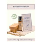 Vienurla %100 Organik Besleyici Onarıcı Tırnak Bakım Yağı ve Tırnak Bakım Fırçası Seti 10 ml