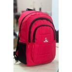 Vier Adler Laptop Bölmeli Sırt Çantası Okul Çantası Spor Çantası Günlük Çanta - Kırmızı