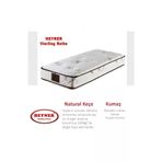 Vierling Reihe 130X190 Cm Ortopedik Yayli Yatak Lux Coffe Bamboo Yatak