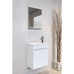 Viesta Joy Banyo Dolabı Seti (45 Cm Parlak Beyaz Aynalı Lavabolu Mdf)