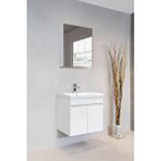 Viesta Star Banyo Dolabı Seti ( 60 Cm Parlak Beyaz Aynalı Lavabolu Mdf )